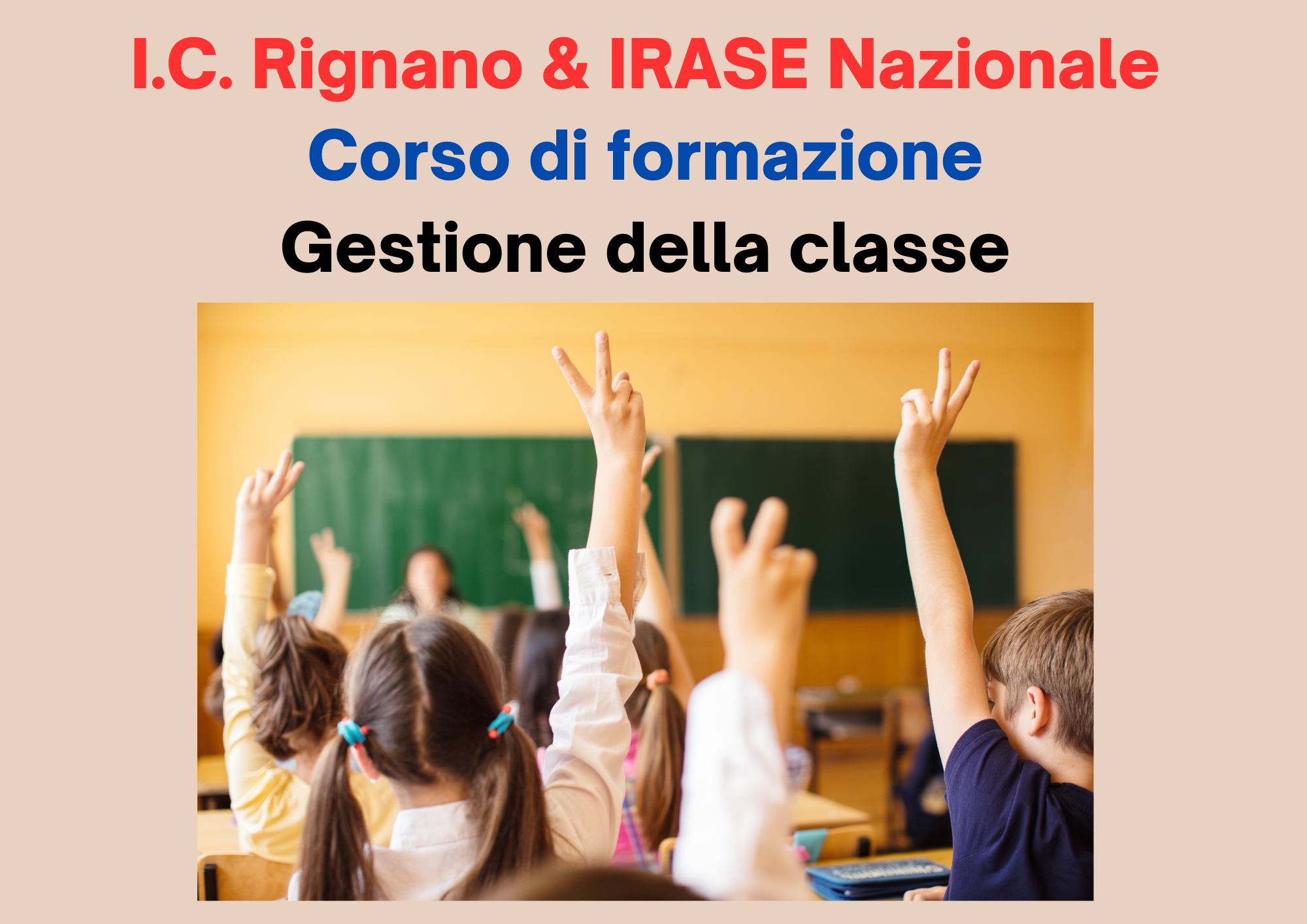 I.C. Olga Rovere Rignano - GESTIONE DELLA CLASSE - a.s. 2022.2023